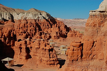 Campground at Goblin Valley, Utah