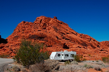 Campground at Valley of Fire State Park, Las Vegas, Nevada
