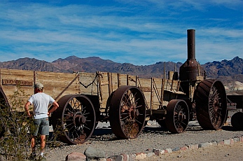 Borax mining at Death Valley National Park CA California
