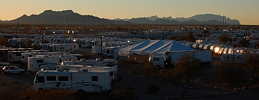 Quartzsite, Arizona RV show