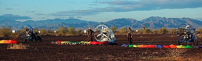 Boondockers and ultralights and the odd RV in Quartzsite, Arizona