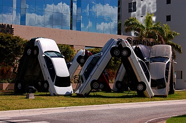 Traffic jam in Miami