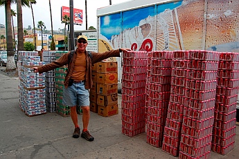 Tecate beer sponsors the Score Baja 500 off-road race, Ensenada, Mexico