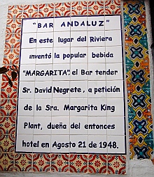 History of where the Margarita was invented.